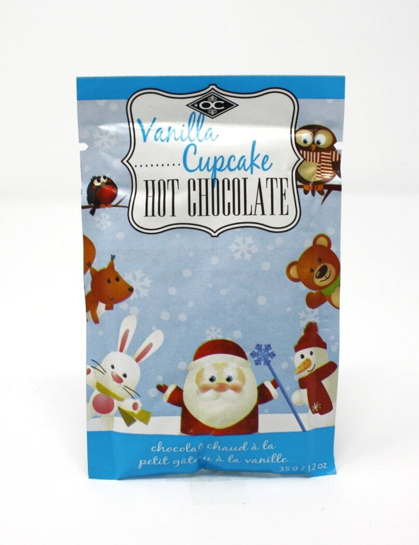 Single Serve Hot chocolate - Vanilla Cupcake - set of 2