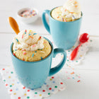 Unicorn Mug Cake - Vanilla with Confetti Sprinkles