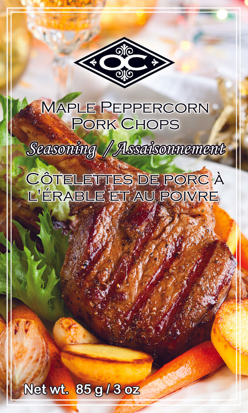 Maple Peppercorn Pork Chops