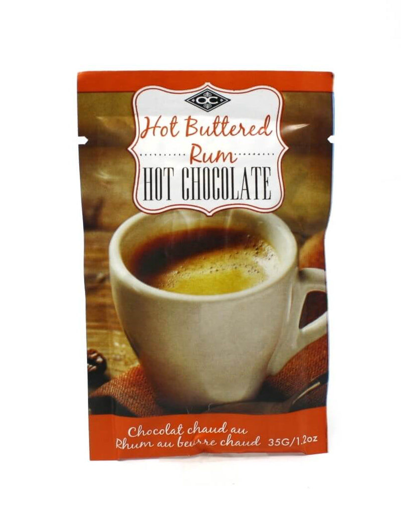 Single Serve Hot chocolate - Hot Buttered Rum - set of 2