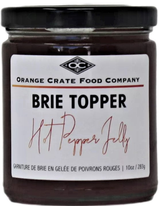 Hot Pepper Jelly Brie Topper