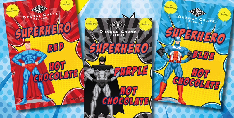 Super Hero Red Hot Chocolate - Set of 6